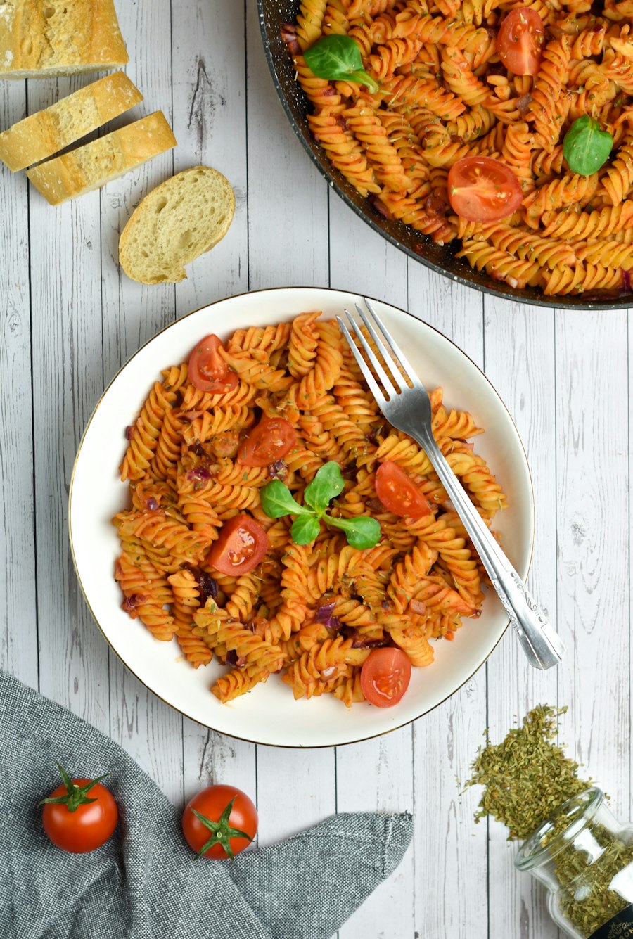 Fusilli s pečenim rajčicama